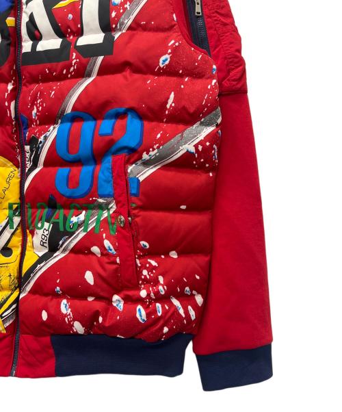 POLO（ポロ・ラルフローレン）POLO (ポロ) ダウンジャケット レッド サイズ:Ｌの古着・服飾アイテム