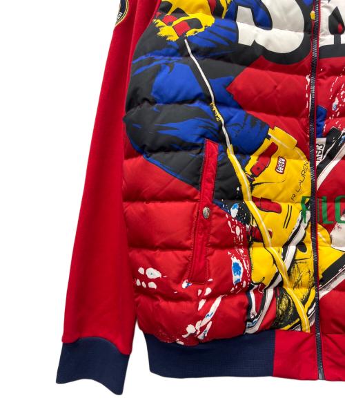 POLO（ポロ・ラルフローレン）POLO (ポロ) ダウンジャケット レッド サイズ:Ｌの古着・服飾アイテム