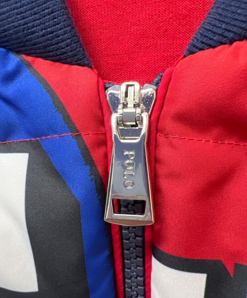 POLO（ポロ・ラルフローレン）POLO (ポロ) ダウンジャケット レッド サイズ:Ｌの古着・服飾アイテム