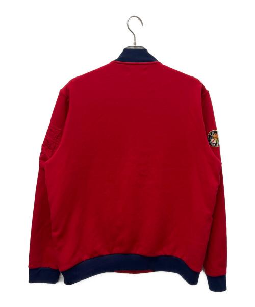 POLO（ポロ・ラルフローレン）POLO (ポロ) ダウンジャケット レッド サイズ:Ｌの古着・服飾アイテム