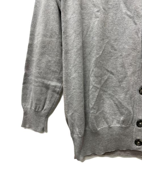 Maison Margiela（メゾンマルジェラ）Maison Margiela (メゾンマルジェラ) 薄手カーディガン グレー サイズ:Ｍの古着・服飾アイテム