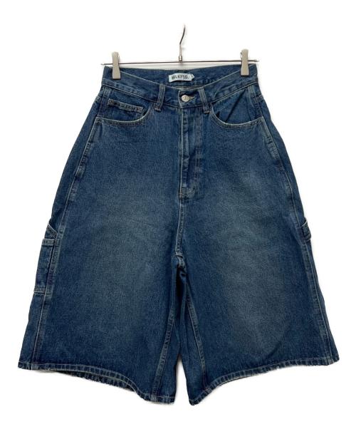 MILK FED.（ミルクフェド）MILK FED. (ミルクフェド) PAINTER BAGGY SHORTS インディゴ サイズ:Ｓの古着・服飾アイテム