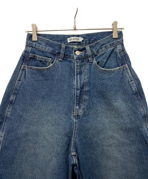 MILK FED.（ミルクフェド）MILK FED. (ミルクフェド) PAINTER BAGGY SHORTS インディゴ サイズ:Ｓの古着・服飾アイテム