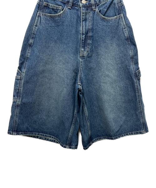 MILK FED.（ミルクフェド）MILK FED. (ミルクフェド) PAINTER BAGGY SHORTS インディゴ サイズ:Ｓの古着・服飾アイテム