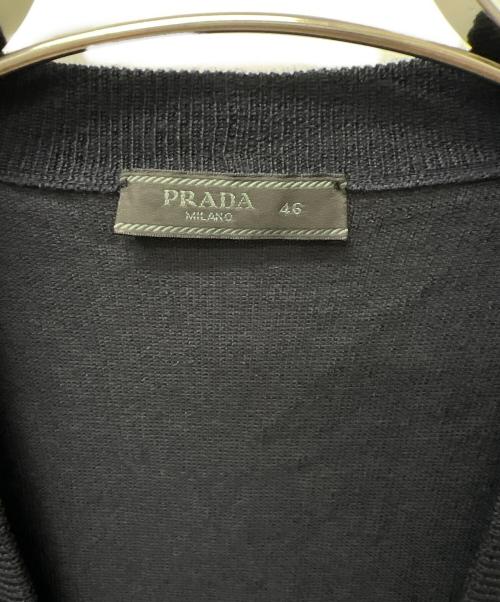 PRADA（プラダ）PRADA (プラダ) ニットベスト ネイビー サイズ:４６の古着・服飾アイテム