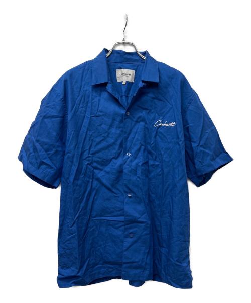 CarHartt（カーハート）CarHartt (カーハート) 半袖シャツ ブルー サイズ:Mの古着・服飾アイテム