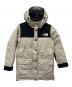 THE NORTH FACE（ザ ノース フェイス）の古着「ダウンジャケット」｜ベージュ×ブラック