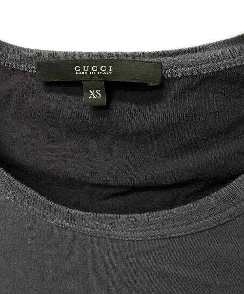 GUCCI（グッチ）GUCCI (グッチ) 半袖カットソー ネイビー サイズ:ＸＳの古着・服飾アイテム