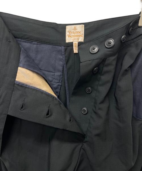 Vivienne Westwood（ヴィヴィアンウエストウッド）Vivienne Westwood (ヴィヴィアンウエストウッド) 3Dpocket pants ブラック サイズ:Ｍの古着・服飾アイテム