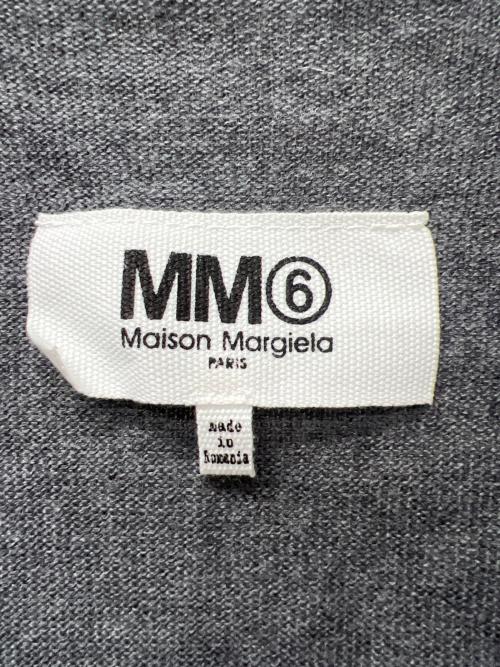 MM6 Maison Margiela（エムエムシックスメゾンマルジェラ）MM6 Maison Margiela (エムエムシックスメゾンマルジェラ) 薄手カーディガン グレー サイズ:Ｓの古着・服飾アイテム