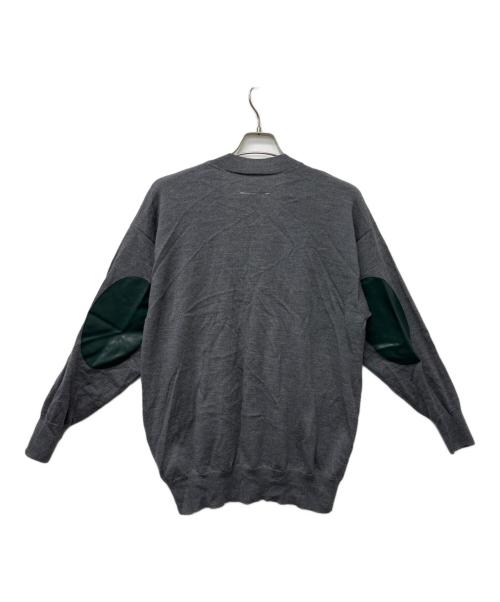 MM6 Maison Margiela（エムエムシックスメゾンマルジェラ）MM6 Maison Margiela (エムエムシックスメゾンマルジェラ) 薄手カーディガン グレー サイズ:Ｓの古着・服飾アイテム