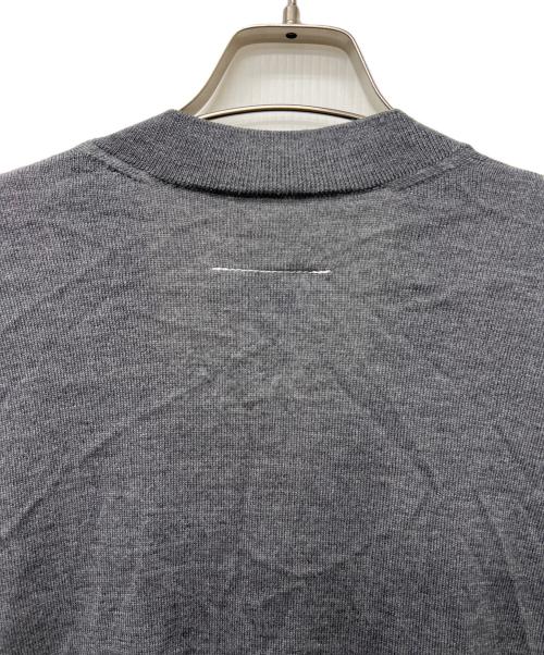 MM6 Maison Margiela（エムエムシックスメゾンマルジェラ）MM6 Maison Margiela (エムエムシックスメゾンマルジェラ) 薄手カーディガン グレー サイズ:Ｓの古着・服飾アイテム