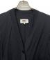 MM6 Maison Margiela (エムエムシックスメゾンマルジェラ) 薄手カーディガン ブラック×グリーン サイズ:Ｓ：17000円
