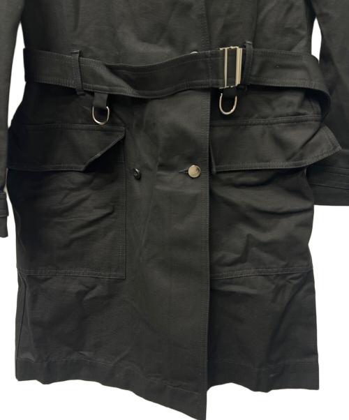 GUCCI（グッチ）GUCCI (グッチ) トレンチコート ブラック サイズ:４２の古着・服飾アイテム