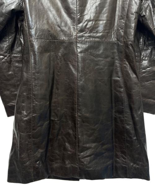 STRENESSE BLUE（ストラネスブルー）STRENESSE BLUE (ストラネスブルー) ラムレザージャケット ブラウン サイズ:３６の古着・服飾アイテム