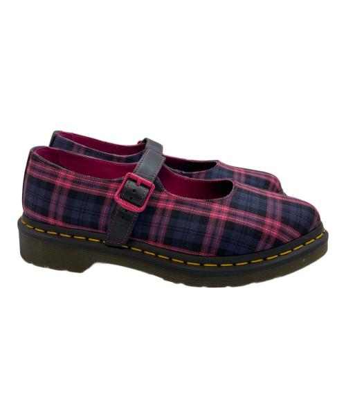 Dr.Martens（ドクターマーチン）Dr.Martens (ドクターマーチン) シューズ ピンク×ネイビー サイズ:UK8の古着・服飾アイテム