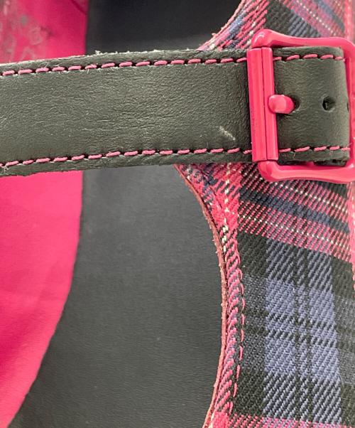 Dr.Martens（ドクターマーチン）Dr.Martens (ドクターマーチン) シューズ ピンク×ネイビー サイズ:UK8の古着・服飾アイテム