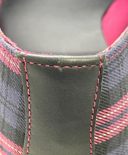 Dr.Martens（ドクターマーチン）Dr.Martens (ドクターマーチン) シューズ ピンク×ネイビー サイズ:UK8の古着・服飾アイテム