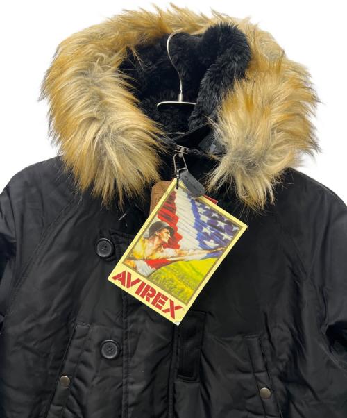 AVIREX（アヴィレックス）AVIREX (アヴィレックス) 中綿ジャケット ブラック サイズ:Ｌの古着・服飾アイテム