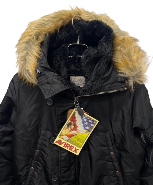 AVIREX（アヴィレックス）AVIREX (アヴィレックス) 中綿ジャケット ブラック サイズ:Ｌの古着・服飾アイテム