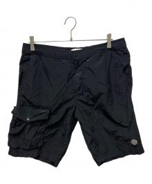 STONE ISLAND（ストーンアイランド）の古着「ハーフパンツ」｜ブラック