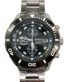 SEIKO（セイコー）の古着「クロノグラフ」｜ブラック