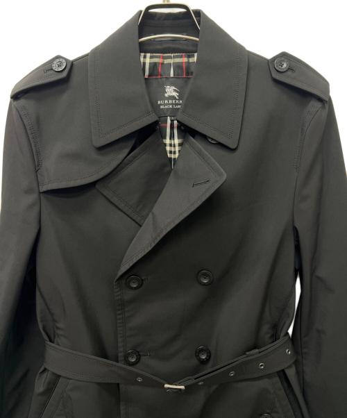 BURBERRY BLACK LABEL（バーバリーブラックレーベル）BURBERRY BLACK LABEL (バーバリーブラックレーベル) トレンチコート ブラック サイズ:Ｌの古着・服飾アイテム