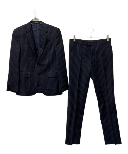 PAUL SMITH（ポールスミス）PAUL SMITH (ポールスミス) ERMENEGILDO ZEGNA (エルメネジルド・ゼニア) セットアップスーツ ネイビー サイズ:Ｌの古着・服飾アイテム