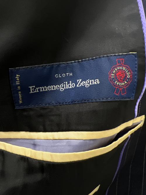 PAUL SMITH（ポールスミス）PAUL SMITH (ポールスミス) ERMENEGILDO ZEGNA (エルメネジルド・ゼニア) セットアップスーツ ネイビー サイズ:Ｌの古着・服飾アイテム