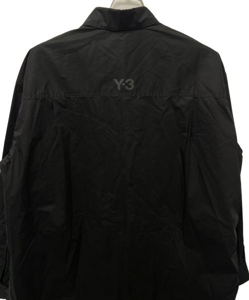 Y-3（ワイスリー）Y-3 (ワイスリー) M TECH COTTON LONG SHIRT ブラック サイズ:Ｍの古着・服飾アイテム