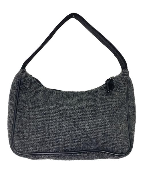 PRADA（プラダ）PRADA (プラダ) ハンドポーチ グレーの古着・服飾アイテム
