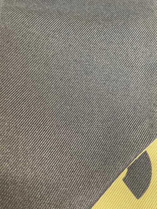 Christian Dior（クリスチャン ディオール）Christian Dior (クリスチャン ディオール) シルクスカーフ グレー×ブルーの古着・服飾アイテム