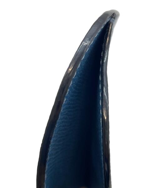 Valextra（ヴァレクストラ）Valextra (ヴァレクストラ) メガネケース ブルーの古着・服飾アイテム