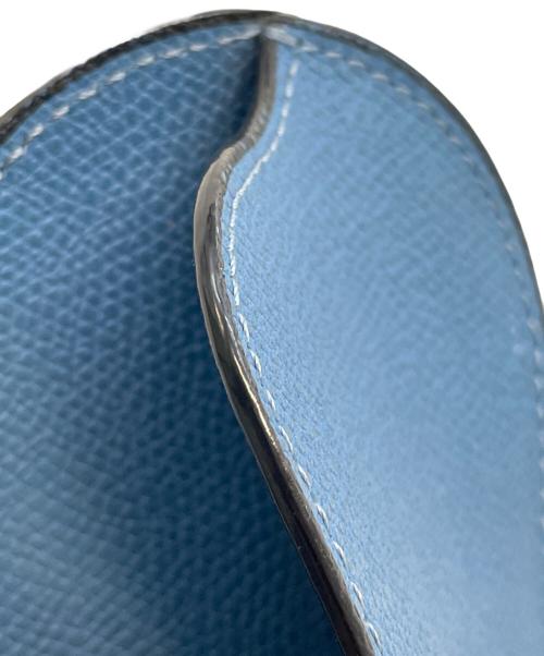 Valextra（ヴァレクストラ）Valextra (ヴァレクストラ) メガネケース ブルーの古着・服飾アイテム