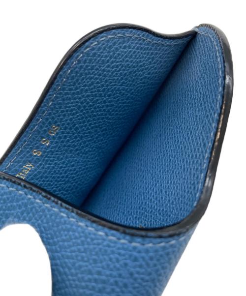 Valextra（ヴァレクストラ）Valextra (ヴァレクストラ) メガネケース ブルーの古着・服飾アイテム