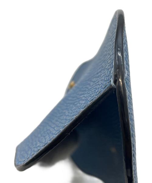 Valextra（ヴァレクストラ）Valextra (ヴァレクストラ) メガネケース ブルーの古着・服飾アイテム