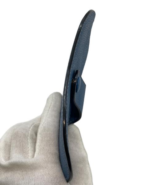 Valextra（ヴァレクストラ）Valextra (ヴァレクストラ) メガネケース ブルーの古着・服飾アイテム