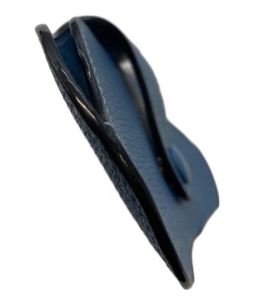 Valextra（ヴァレクストラ）Valextra (ヴァレクストラ) メガネケース ブルーの古着・服飾アイテム