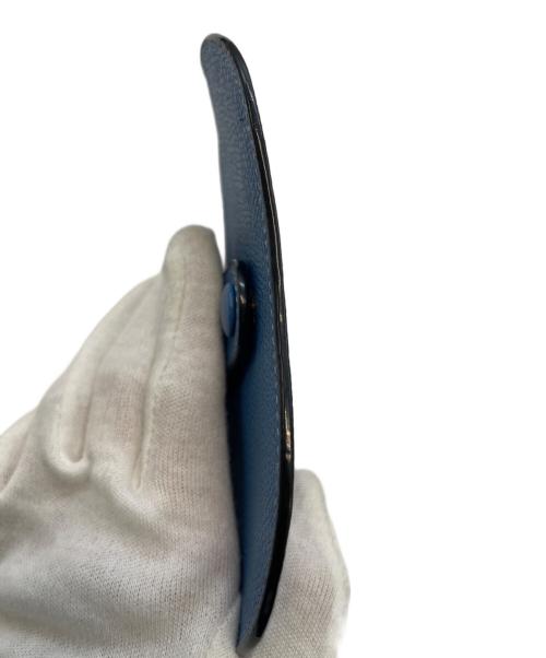 Valextra（ヴァレクストラ）Valextra (ヴァレクストラ) メガネケース ブルーの古着・服飾アイテム