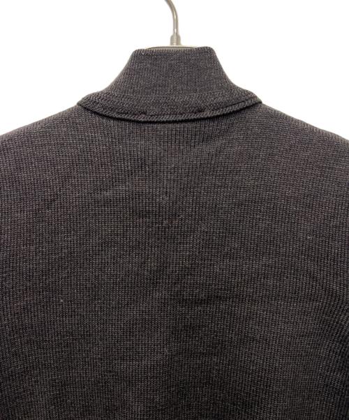 Zanone（ザノーネ）Zanone (ザノーネ) 切替ニットジャケット グレー サイズ:４８の古着・服飾アイテム