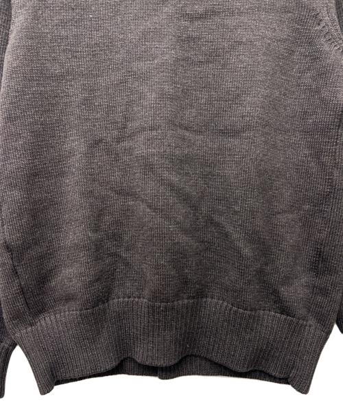 Zanone（ザノーネ）Zanone (ザノーネ) 切替ニットジャケット グレー サイズ:４８の古着・服飾アイテム