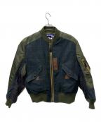 COMME des GARCONS JUNYA WATANABE MANコム デ ギャルソン ジュンヤ ワタナベ マン）の古着「切替中綿ジャケット」｜カーキ