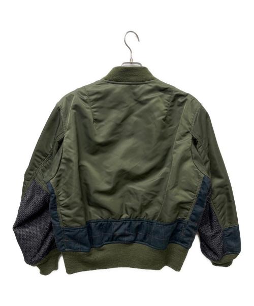 COMME des GARCONS JUNYA WATANABE MAN（コム デ ギャルソン ジュンヤ ワタナベ マン）COMME des GARCONS JUNYA WATANABE MAN (コム デ ギャルソン ジュンヤ ワタナベ マン) 切替中綿ジャケット カーキ サイズ:Ｓの古着・服飾アイテム