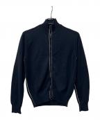 ）の古着「ニットジャケット」｜ネイビー