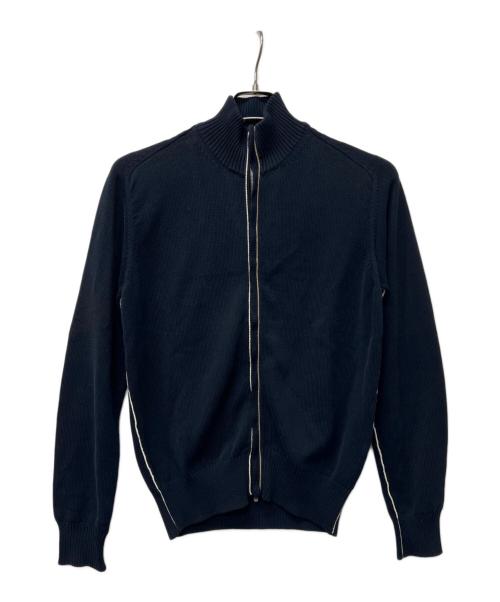 Cruciani（クルチアーニ）Cruciani (クルチアーニ) ニットジャケット ネイビー サイズ:４６の古着・服飾アイテム