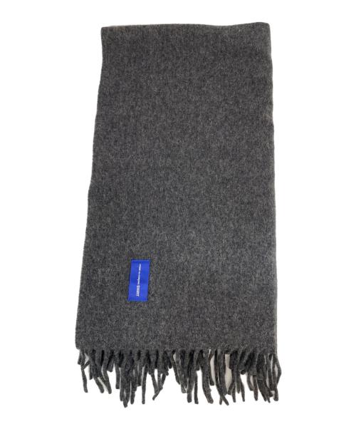 COMME des GARCONS SHIRT（コムデギャルソンシャツ）COMME des GARCONS SHIRT (コムデギャルソンシャツ) Wool Cloth On Logo Printマフラー グレーの古着・服飾アイテム
