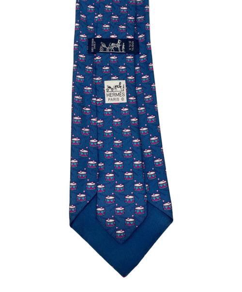 HERMES（エルメス）HERMES (エルメス) ネクタイ ネイビー サイズ:FREEの古着・服飾アイテム