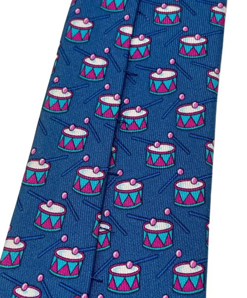 HERMES（エルメス）HERMES (エルメス) ネクタイ ネイビー サイズ:FREEの古着・服飾アイテム