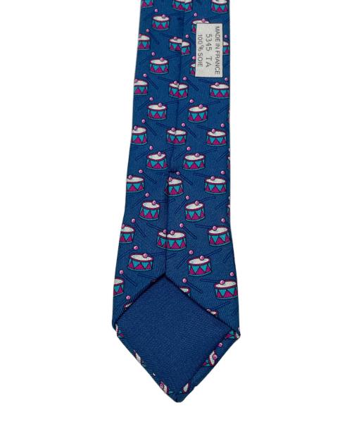 HERMES（エルメス）HERMES (エルメス) ネクタイ ネイビー サイズ:FREEの古着・服飾アイテム