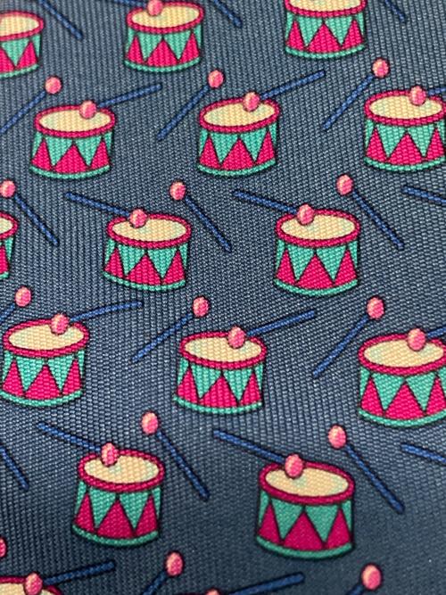 HERMES（エルメス）HERMES (エルメス) ネクタイ ネイビー サイズ:FREEの古着・服飾アイテム